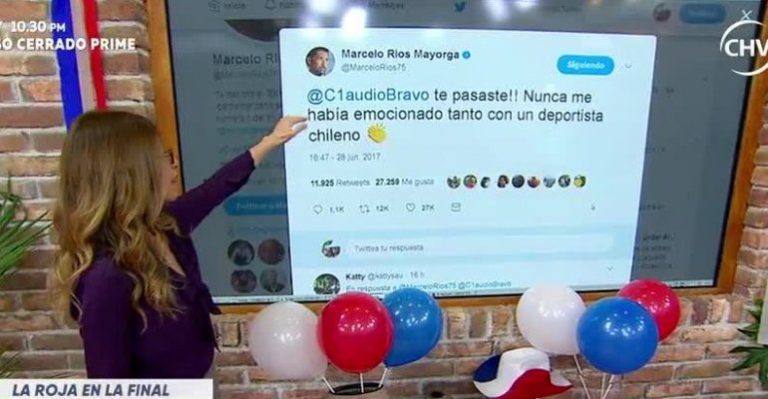 Chino Ríos escribió mensaje a La Roja y a Claudio Bravo