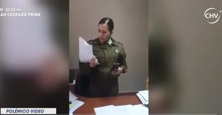 Polémico video muestra a carabineras pidiendo amamantar