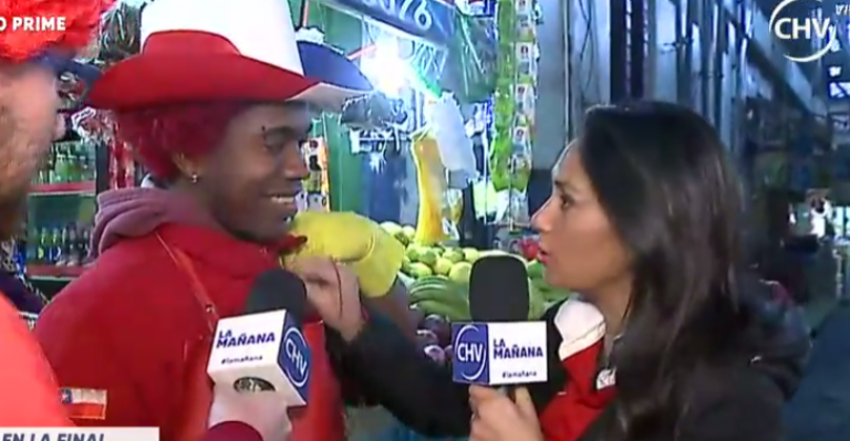 La Vega Central celebró el triunfo de Chile - Parte 2