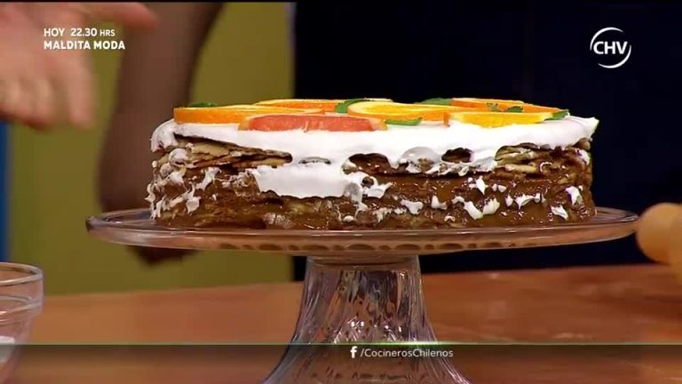 Torta de mil hojas:Una receta dulce para la once de invierno - Parte 2