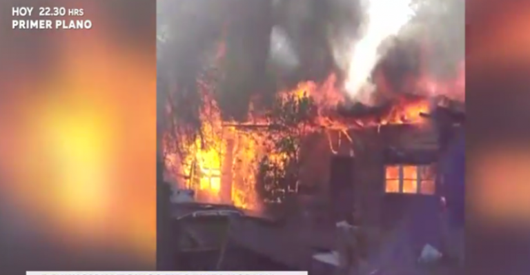 Habitantes de Quinta Normal denuncian a vecino pirómano