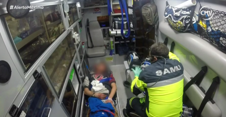 El SAMU concurre a llamado por jóvenes agredidos en Plaza Italia