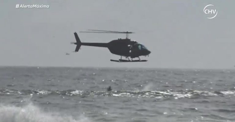 Armada de Chile realizó el rescate de un joven ahogado en la playa de Cartagena - Parte 2