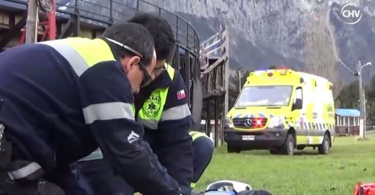 SAMU atendió a hombre que cayó de un caballo en Coyhaique