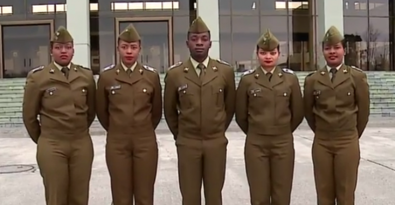 Haitianas se preparan para convertirse en carabineras