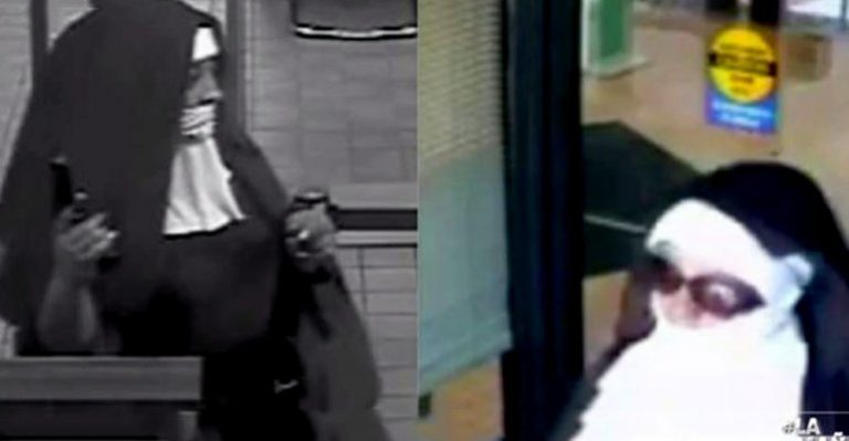 Delincuentes asaltaron vestidas de monjas con arma en mano