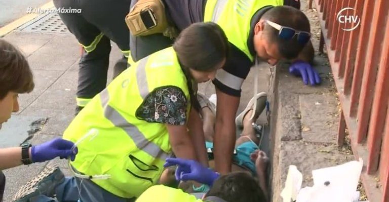 Estudiante de medicina debutó en el SAMU reanimando a hombre infartado