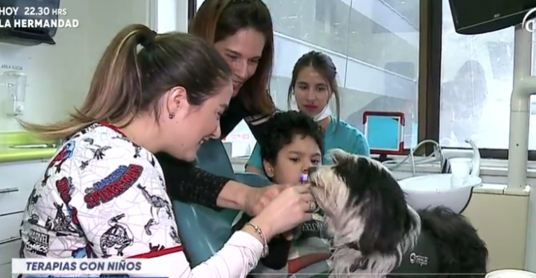 La historia de los perros terapeutas que ayudan a niños