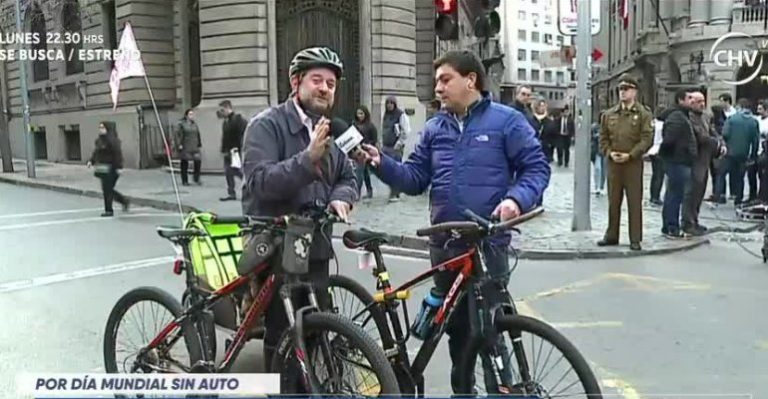 Cortes de calles en Santiago por día mundial sin auto