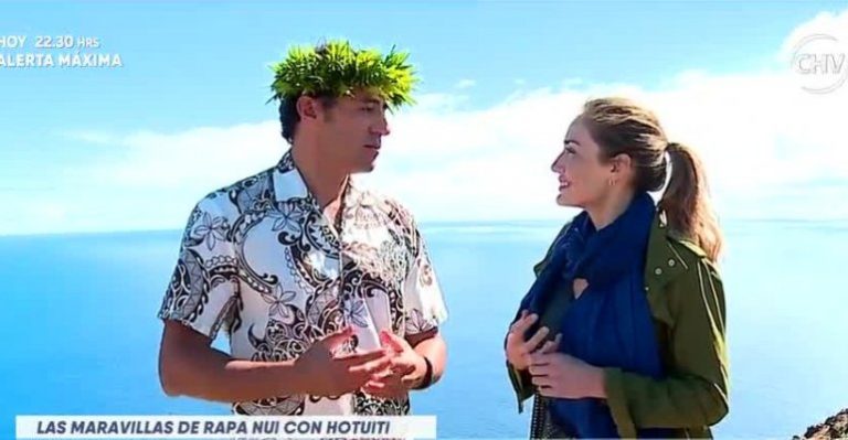 Carolina De Moras visitó las maravillas de Isla de Pascua