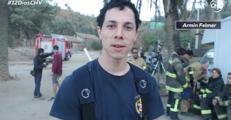El actor Armin Felmer te invita a ver el gran incendio de Valparaíso en 12 Días