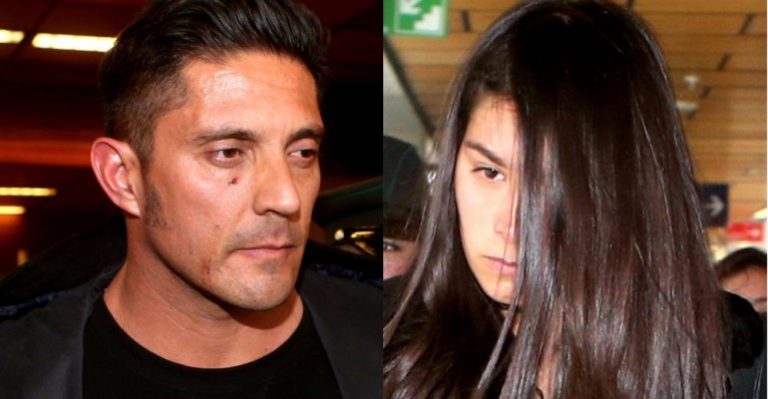 Yanina Halabi y Pato Laguna salieron de Centro de Justicia