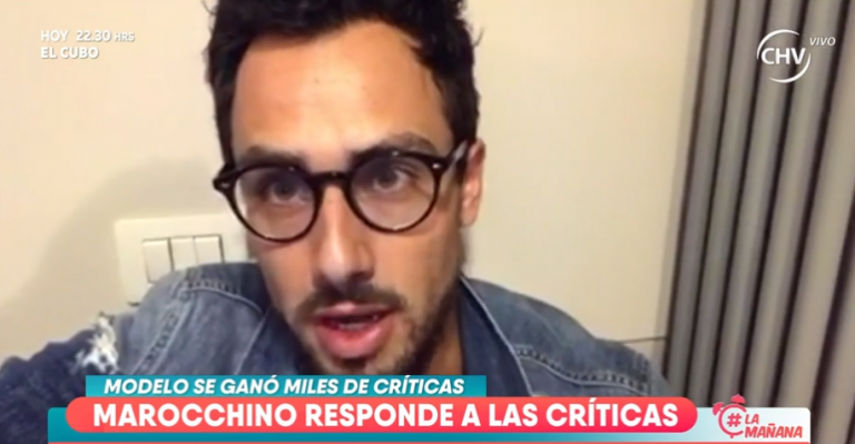 Marocchino respondió criticas por pasear a recién nacida