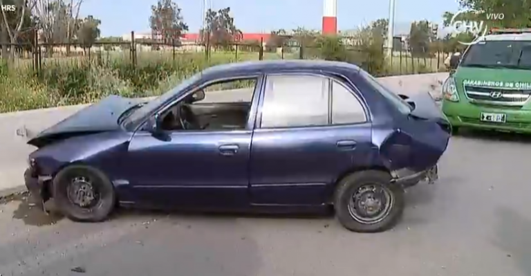 Efectivos policiales chocaron por alcance tras accidente