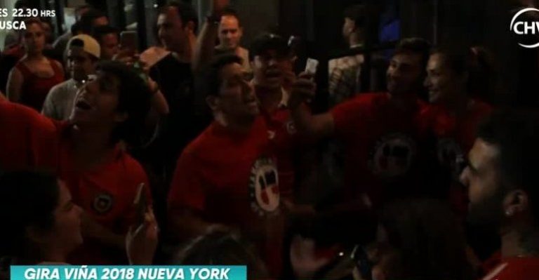 Así vivieron los animadores de Viña 2018 el partido de Chile