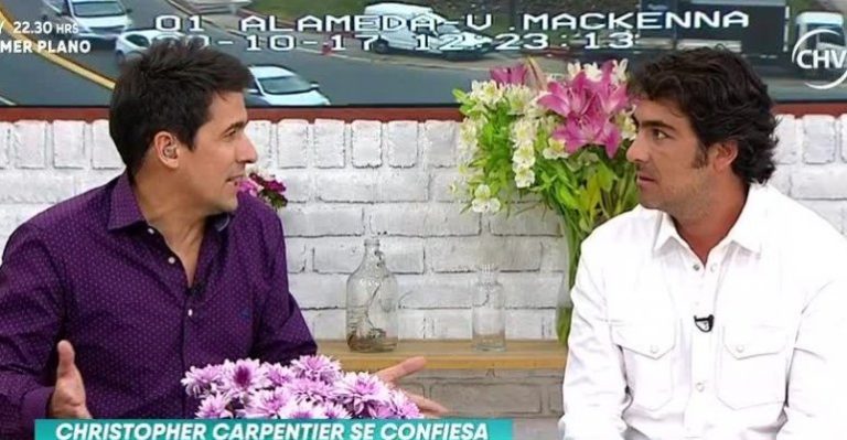 Christopher Carpentier habló de su vida fuera de la TV