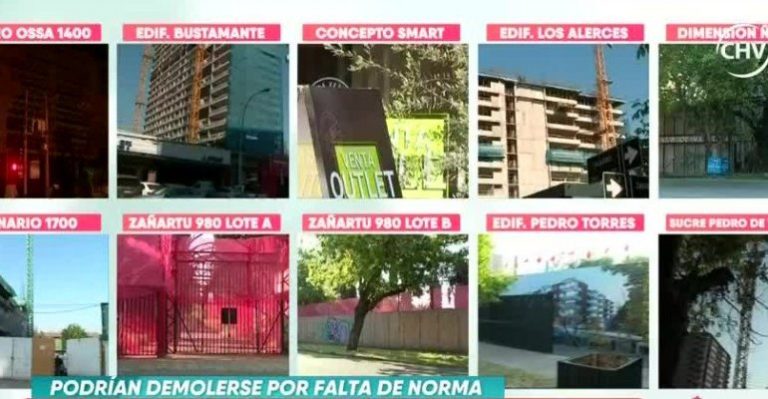 Diez edificios podrían demolerse en Ñuñoa