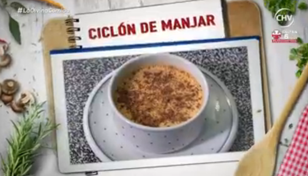 Ciclón de Manjar de Carla Ballero