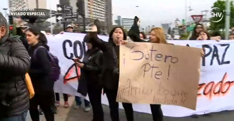 Profesores y funcionarios se manifestaron en La Florida