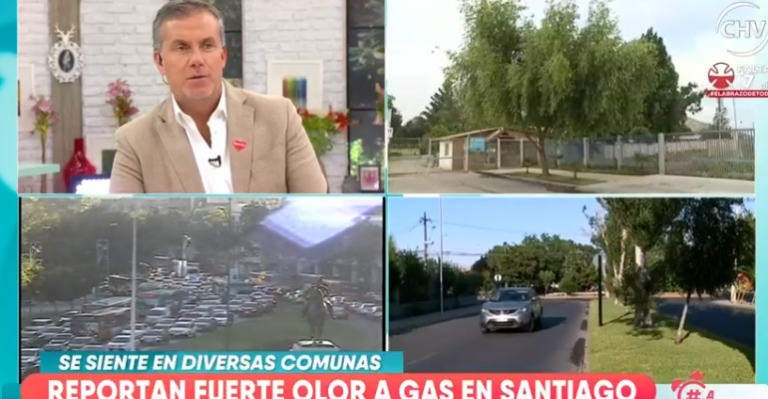 Reportan fuerte olor en distintas comunas de Santiago