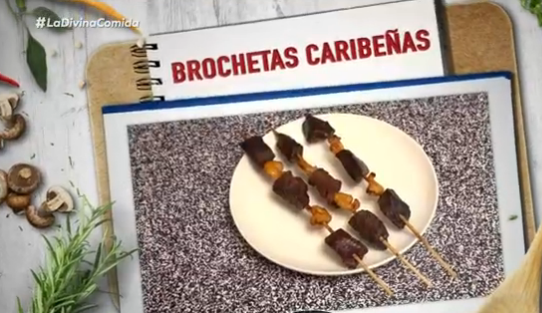 Brochetas Caribeñas de Lisandra Silva