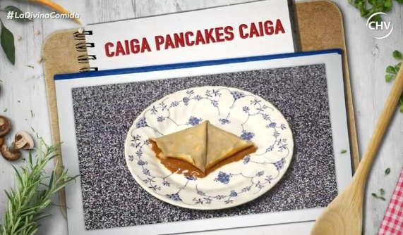 Pancakes al estilo CQC fue el postre de Gonzalo Feito