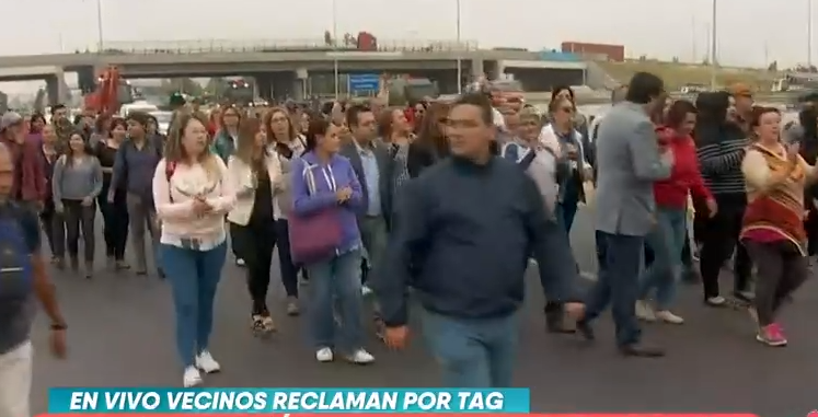 Vecinos de Lampa protestaron contra nuevos tags