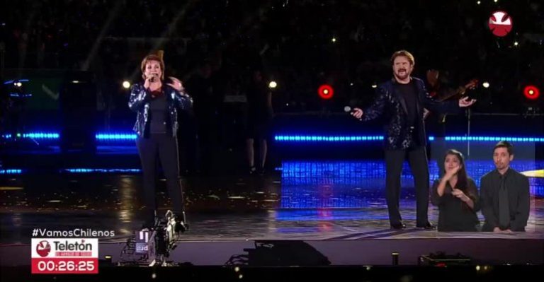 Pimpinela fue uno de los platos fuertes en el cierre de esta Teletón