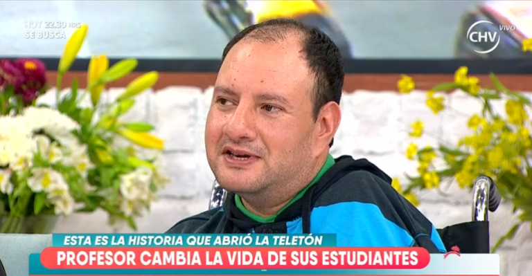 Profesor que cambió gracias a Teletón visitó La Mañana