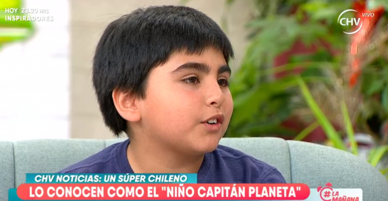 Niño Capitán Planeta dio su testimonio en La Mañana