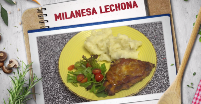 Milanesa lechona de Eugenia Lemos