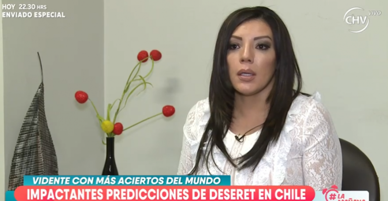 Impactantes predicciones de Deseret Tavares en Chile