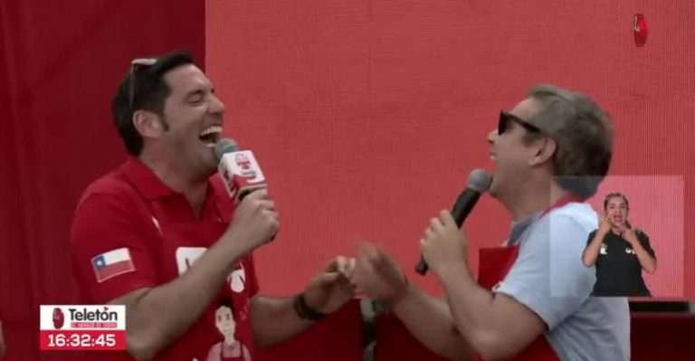 José Miguel Viñuela y Pancho Saavedra rieron durante un minuto al unísono