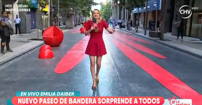 Emilia Daiber sorprendió en el nuevo Paseo Bandera