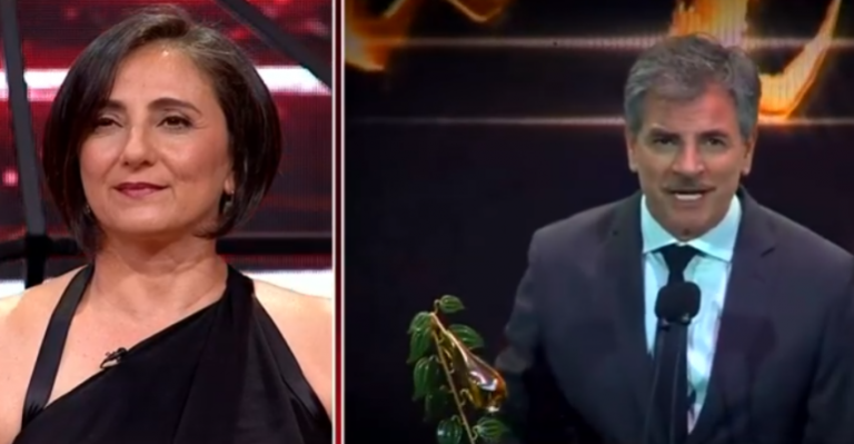 Rudolphy y su apoyo a Ximena Rivas en el Copihue de Oro