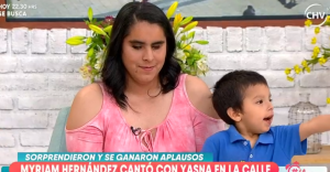 Joven que cantó con Myriam Hernández visitó La Mañana