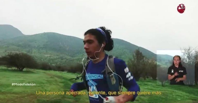 Javier Yáñez emocionó con su pasión por el deporte de montaña