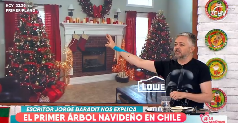 ¿Cuándo apareció el primer árbol de navidad a Chile?