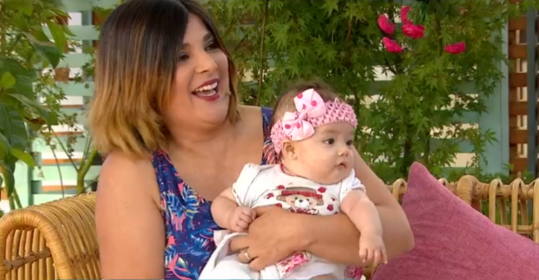 Mayte la bebé milagrosa fue bendecida por el Papa Francisco