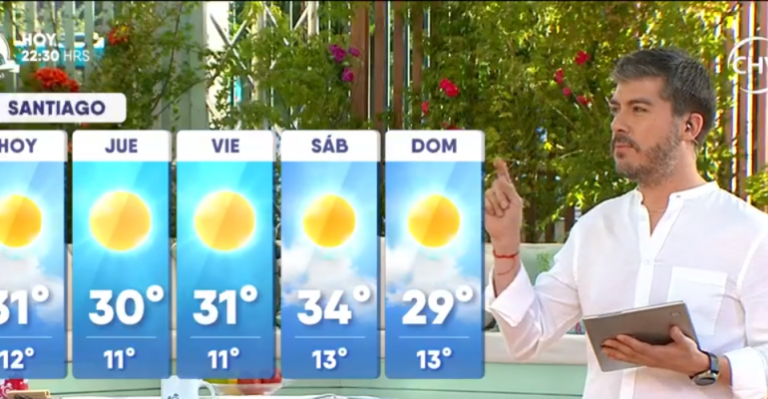 Temperatura del primer sábado de 2018 llegaría a los 34°