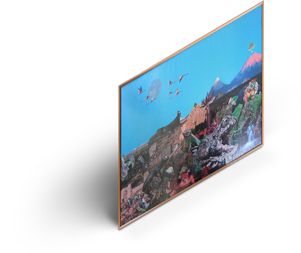 Cuadro sobre la invasión al mundo primitivo