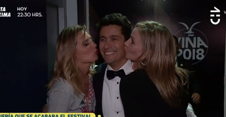 Rocío Marengo se despide de Viña con beso a Rafa Araneda