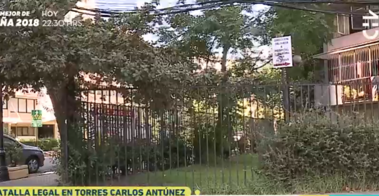 Molestia de vecinos por eliminación de rejas en Providencia