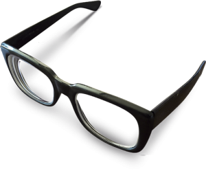 Los lentes de una famosa performance