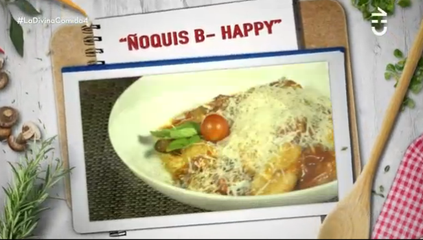 Plato principal de Lorene: Ñoquis B-Happy