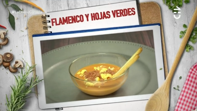 Flamenco y Hojas Verdes por Patricia Larraín