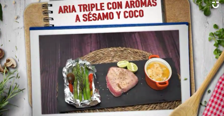 Aria triple con aromas de sésamo y coco de Héctor Morales