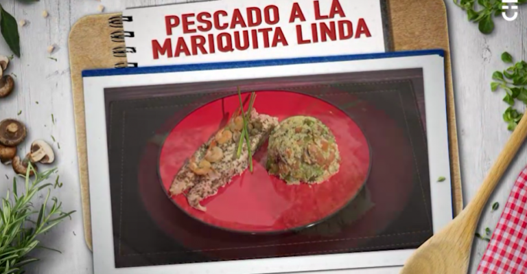 Pescado a la mariquita linda de Karol Cariola