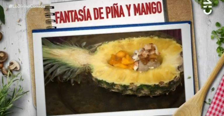 Fantasía de Piña y Mango es el postre de Julián Elfenbein