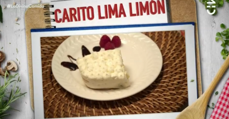 Carito Lima Limón es el postre de Carolina Mestrovic